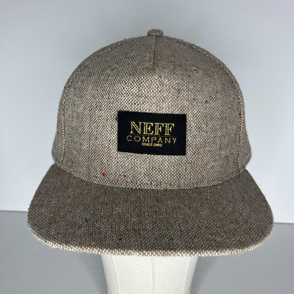 Neff Company Light Brown Tweed Adjustable Strapback Hat